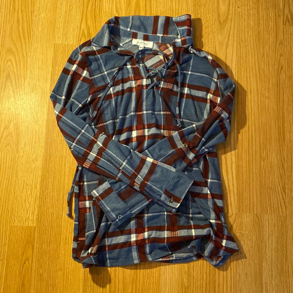 Plaid sweater